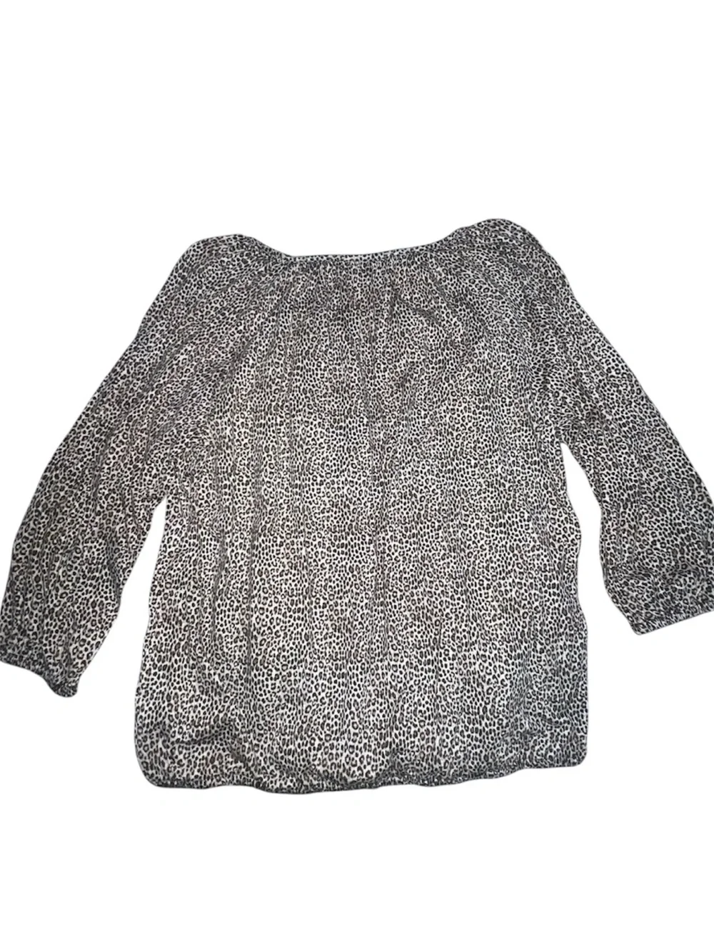 Michael Kors Leopard Print Blouse